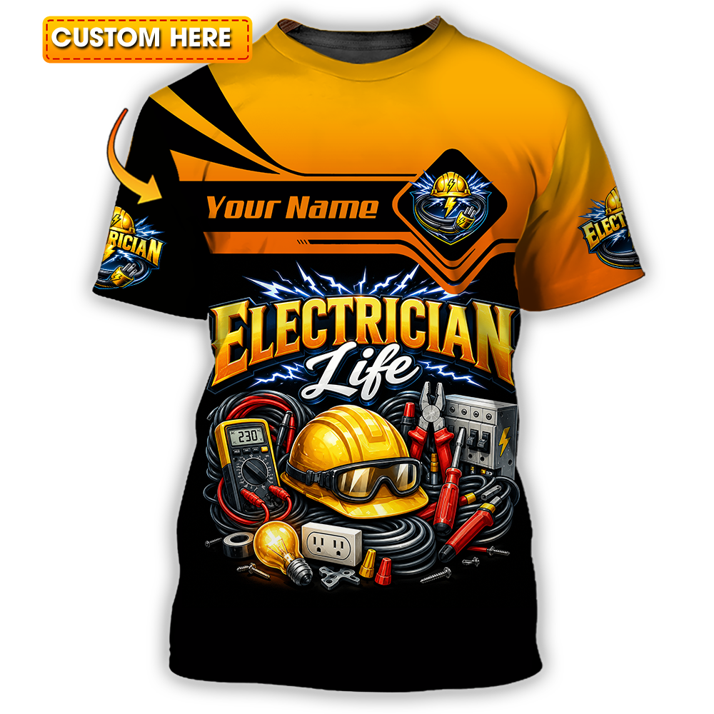 Unisex Shirt - Custom Electrician Shirt
