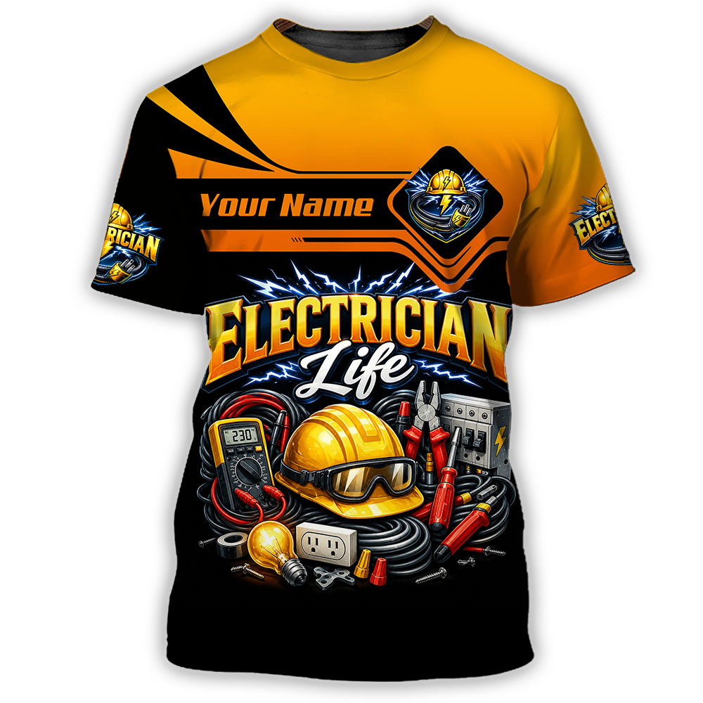 Unisex Shirt - Custom Electrician Shirt